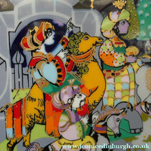 Load image into Gallery viewer,  BJORN WIINBLAD Large Porcelain Wall Plate. CHRISTMAS 1985 Rosenthal Studio-Line. 11 INCHE
