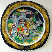 Load image into Gallery viewer,  BJORN WIINBLAD Large Porcelain Wall Plate. CHRISTMAS 1985 Rosenthal Studio-Line. 11 INCHE
