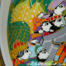 Load image into Gallery viewer,  BJORN WIINBLAD Large Porcelain Wall Plate. CHRISTMAS 1985 Rosenthal Studio-Line. 11 INCHE
