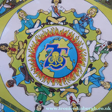 Load image into Gallery viewer, GIRL GUIDES 75th ANNIVERSARY Tin. 1985 Vintage Cadbury's Biscuit or Cake Tin. Excellent Condition
