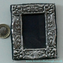 Load image into Gallery viewer, Vintage Miniature Silver Photograph Frame. Makers Mark SS &amp; Hallmarked London 1985
