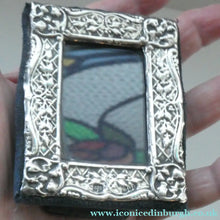Load image into Gallery viewer, Vintage Miniature Silver Photograph Frame. Makers Mark SS &amp; Hallmarked London 1985
