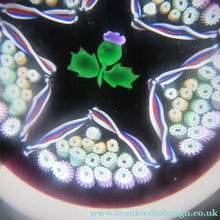 Load image into Gallery viewer, Caithness Glass for Edinburgh Crystal Limited Edition Thistle Paperweight
