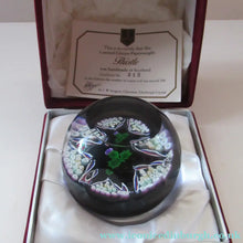 Load image into Gallery viewer, Caithness Glass for Edinburgh Crystal Limited Edition Thistle Paperweight
