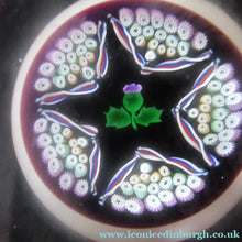 Load image into Gallery viewer, Caithness Glass for Edinburgh Crystal Limited Edition Thistle Paperweight
