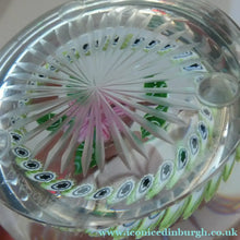 Load image into Gallery viewer,  1986 LIMITED EDITION Caithness Glass Paperweight: Signed "Camelia" by William Manson
