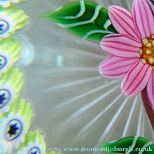 Load image into Gallery viewer,  1986 LIMITED EDITION Caithness Glass Paperweight: Signed "Camelia" by William Manson
