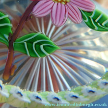 Load image into Gallery viewer,  1986 LIMITED EDITION Caithness Glass Paperweight: Signed "Camelia" by William Manson

