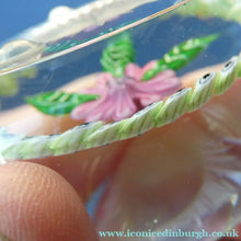 Load image into Gallery viewer,  1986 LIMITED EDITION Caithness Glass Paperweight: Signed "Camelia" by William Manson
