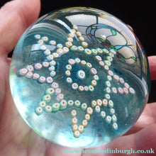 Load image into Gallery viewer, Vintage Scottish Glass Paperweight Lodestar 1980s
