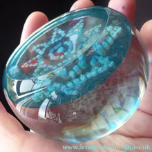 Load image into Gallery viewer, Vintage Scottish Glass Paperweight Lodestar 1980s
