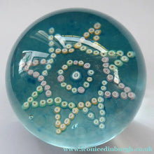 Load image into Gallery viewer, Vintage Scottish Glass Paperweight Lodestar 1980s
