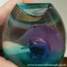 Load image into Gallery viewer, Vintage SCOTTISH Caithness Glass Paperweight: SALADIN by Colin Terris; 1997
