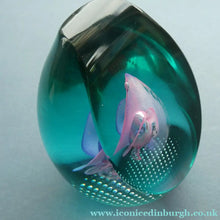 Load image into Gallery viewer, Vintage SCOTTISH Caithness Glass Paperweight: SALADIN by Colin Terris; 1997

