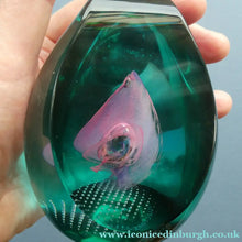Load image into Gallery viewer, Vintage SCOTTISH Caithness Glass Paperweight: SALADIN by Colin Terris; 1997
