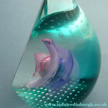 Load image into Gallery viewer, Vintage SCOTTISH Caithness Glass Paperweight: SALADIN by Colin Terris; 1997
