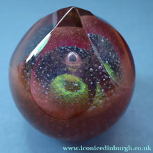 Load image into Gallery viewer, SCOTTISH Limited Edition Caithness Glass Paperweight: VESUVIUS by Colin Terris (1988) - Paperweight
