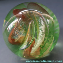 Load image into Gallery viewer, SCOTTISH PAPERWEIGHT. 1988 Caithness Paperweight: FIESTA by Alistair Macintosh

