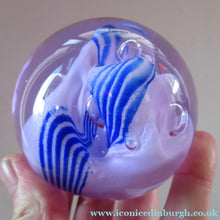 Load image into Gallery viewer, Vintage 1980s Caithness Paperweight entitled Snow Trail Margot Thomson
