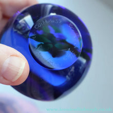 Load image into Gallery viewer, Vintage LIMITED EDITION 1988 Caithness Glass Paperweight. Entitled "Rose and Ladybird" by William Manson
