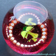 Load image into Gallery viewer, Caithness Glass Miniature Paperweight. Scottish Glass Daffodil
