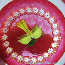 Load image into Gallery viewer, Caithness Glass Miniature Paperweight. Scottish Glass Daffodil
