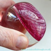 Load image into Gallery viewer, 1989 Caithness Paperweight. Double Heart or LUCKENBOOTH Motif by COLIN TERRIS
