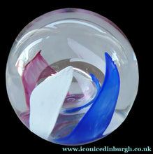 Load image into Gallery viewer, LARGE Vintage Limited Edition SCOTTISH Caithness Glass Paperweight: Fanfare by Alistair MacIntosh, 1989
