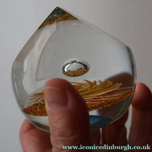 Load image into Gallery viewer, Fabulous LIMITED EDITION Scottish Caithness Glass Paperweight: TAWNY OWL by Alastair MacIntosh, 1989
