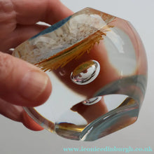Load image into Gallery viewer, Fabulous LIMITED EDITION Scottish Caithness Glass Paperweight: TAWNY OWL by Alastair MacIntosh, 1989
