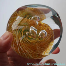 Load image into Gallery viewer, Fabulous LIMITED EDITION Scottish Caithness Glass Paperweight: TAWNY OWL by Alastair MacIntosh, 1989
