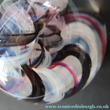 Load image into Gallery viewer, SCOTTISH PAPERWEIGHT. 1989 Caithness Paperweight: RIBBONS by Alistair Macintosh
