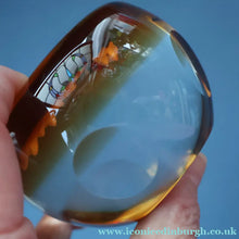 Load image into Gallery viewer, Vintage LIMITED EDITION 1990 Caithness Glass Paperweight. Entitled "Daisy and Ladybird" by William Manson
