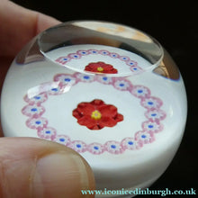 Load image into Gallery viewer, 1990 Caithness Miniatujre Rose Paperweight Allan Scott
