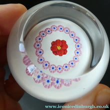 Load image into Gallery viewer, 1990 Caithness Miniatujre Rose Paperweight Allan Scott
