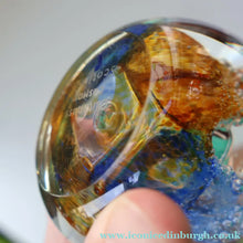 Load image into Gallery viewer, Vintage 1990 Scottish CAITHNESS GLASS Paperweight entitled COSMOS by Margot Thomson
