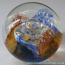 Load image into Gallery viewer, Vintage 1990 Scottish CAITHNESS GLASS Paperweight entitled COSMOS by Margot Thomson
