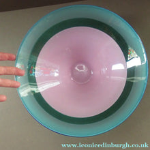 Load image into Gallery viewer, Large Simon Moore Incalmo Bowl. 1980s British Studio Glass Signed
