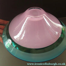 Load image into Gallery viewer, Large Simon Moore Incalmo Bowl. 1980s British Studio Glass Signed
