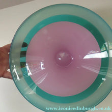Load image into Gallery viewer, Large Simon Moore Incalmo Bowl. 1980s British Studio Glass Signed
