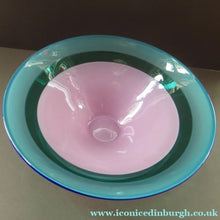 Load image into Gallery viewer, Large Simon Moore Incalmo Bowl. 1980s British Studio Glass Signed
