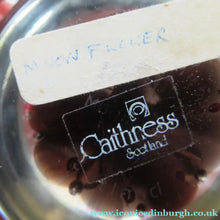 Load image into Gallery viewer, SCOTTISH PAPERWEIGHT: Vintage Caithness Paperweight: MOONFLOWER by Colin Terris. Red Version
