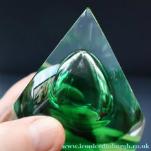 Load image into Gallery viewer, SCOTTISH PAPERWEIGHT: Vintage 1990s Caithness Paperweight: ORGANIC (Green)
