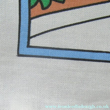 Load image into Gallery viewer, VINTAGE 1990s Cotton Tea Towel or Bar Cloth. TETLEYS TEA Advertising Cloth

