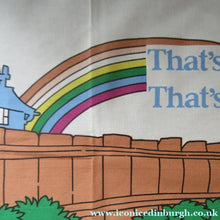 Load image into Gallery viewer, VINTAGE 1990s Cotton Tea Towel or Bar Cloth. TETLEYS TEA Advertising Cloth
