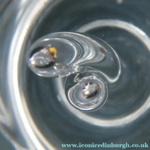 Load image into Gallery viewer, 1990s Large Timo Sarpaneva Chunky Clear Glass "JANUS" Candlestick for Iittala
