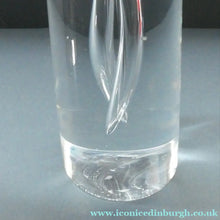 Load image into Gallery viewer, 1990s Large Timo Sarpaneva Chunky Clear Glass "JANUS" Candlestick for Iittala
