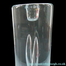 Load image into Gallery viewer, 1990s Large Timo Sarpaneva Chunky Clear Glass "JANUS" Candlestick for Iittala
