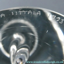 Load image into Gallery viewer, 1990s Large Timo Sarpaneva Chunky Clear Glass "JANUS" Candlestick for Iittala
