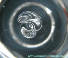 Load image into Gallery viewer, 1990s Large Timo Sarpaneva Chunky Clear Glass "JANUS" Candlestick for Iittala
